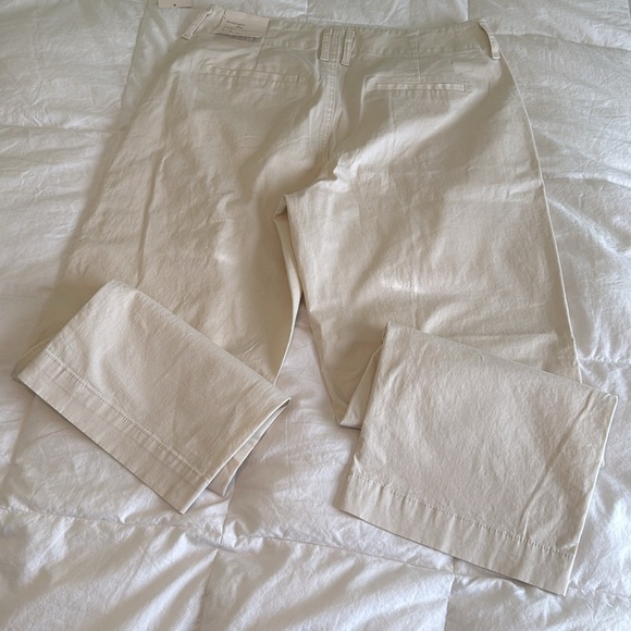 NWT A New Day Pant high rise straight hip & thigh cream color stretch (A1) - Picture 5 of 7